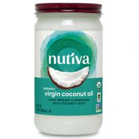 Nutiva 有機冷壓初榨椰子油 680ml (玻璃樽)