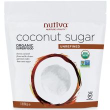 Nutiva, 有機椰糖, 1 lb (454 g)