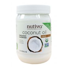 Nutiva Organic Cold-Pressed Extra-Virgin Coconut Oil 858ml (29 oz)