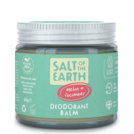 Salt of the Earth, Melon & Cucumber Natural Deodorant Balm 60g