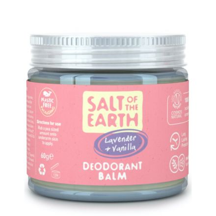 Salt of the Earth, Lavender & Vanilla Natural Deodorant Balm 60g