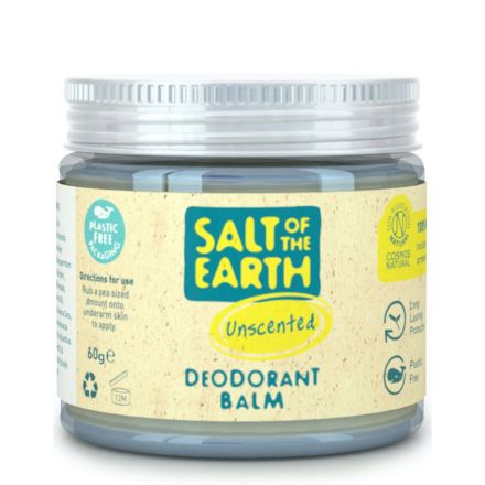 Salt of the Earth, Unscented Natural Deodorant Balm 60g