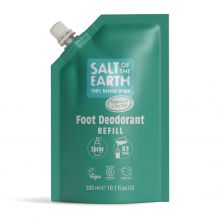 Salt of the Earth, Natural Foot Deodorant Spray – Peppermint & Tea Tree, Refill 300ml