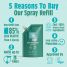 Salt of the Earth, Natural Foot Deodorant Spray – Peppermint & Tea Tree, Refill 300ml