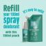 Salt of the Earth, Natural Foot Deodorant Spray – Peppermint & Tea Tree, Refill 300ml