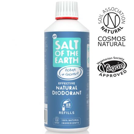 Salt of the Earth, 海洋与椰子天然止汗喷雾补充装 500ml