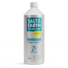 Salt of the Earth, Natural Deodorant Spray (Unscented) Refill 1000ml