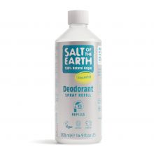 Salt of the Earth, Natural Deodorant Spray (Unscented) Refill 500ml