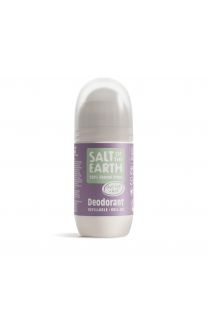 Salt of the Earth, Clary Sage & Mint Natural Refillable Roll-On Deodorant 75ml