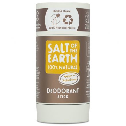 Salt of the Earth, Amber & Sandalwood Natural Deodorant Stick 84g