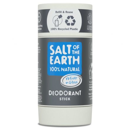 Salt of the Earth, Vetiver & Citrus Natural Deodorant Stick 84g