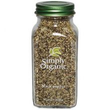 Simply Organic, 有機黑胡椒, 中等研磨, 2.31 oz (65 g)
