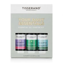 Tisserand Aromatherapy, Your Daily Essentials - Essential Oil Starter Kit, 3 x 9ml