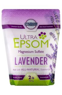 Ultra Epsom, Lavender Ultra Epsom Salt, 2 lbs