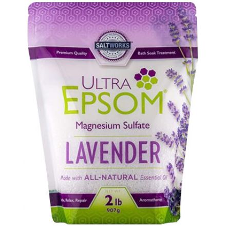 Ultra Epsom, Lavender Ultra Epsom Salt, 2 lbs